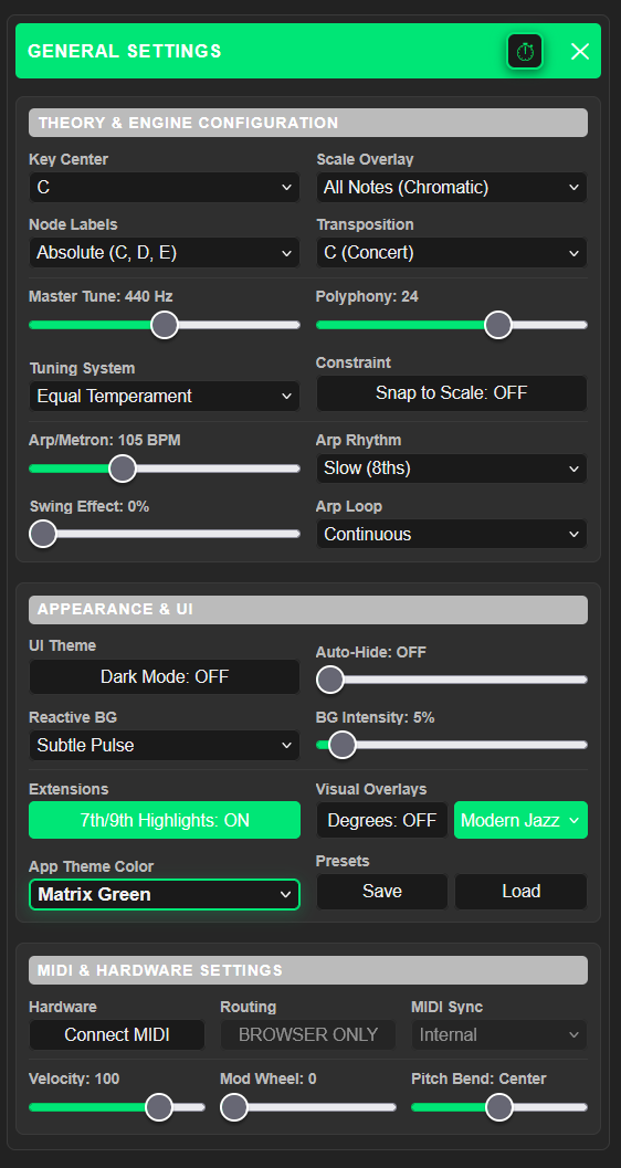 General Settings